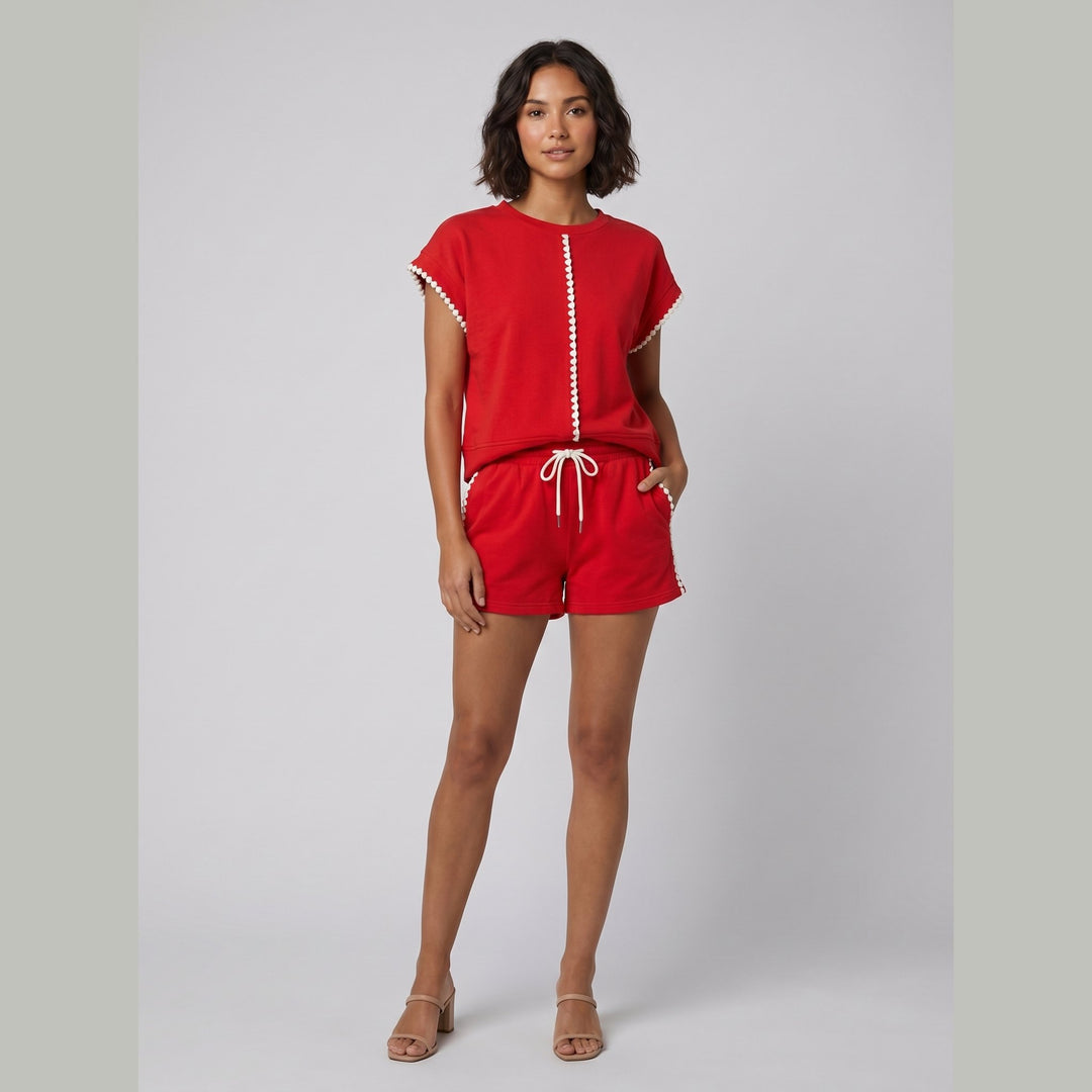 Cora Cotton Set red front