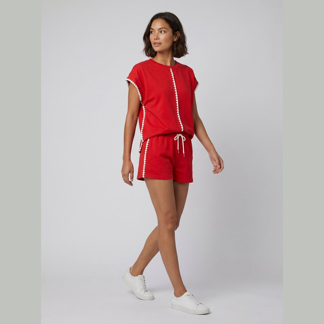 Cora Cotton Set red side