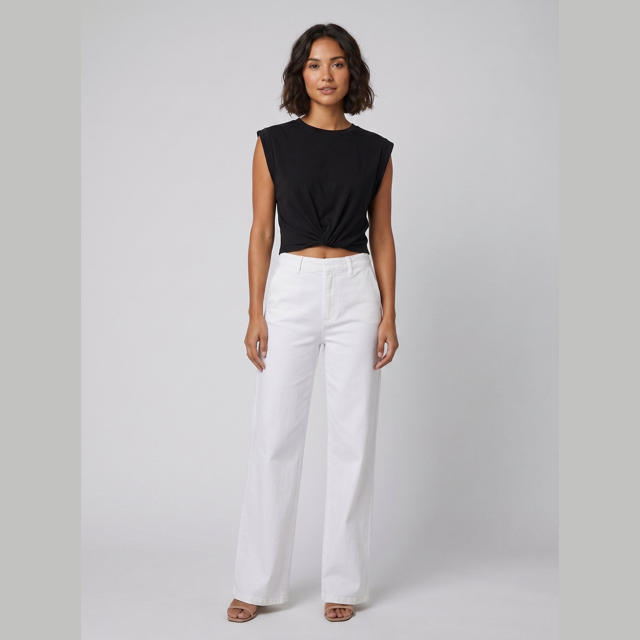 Cora Knotted Tee black