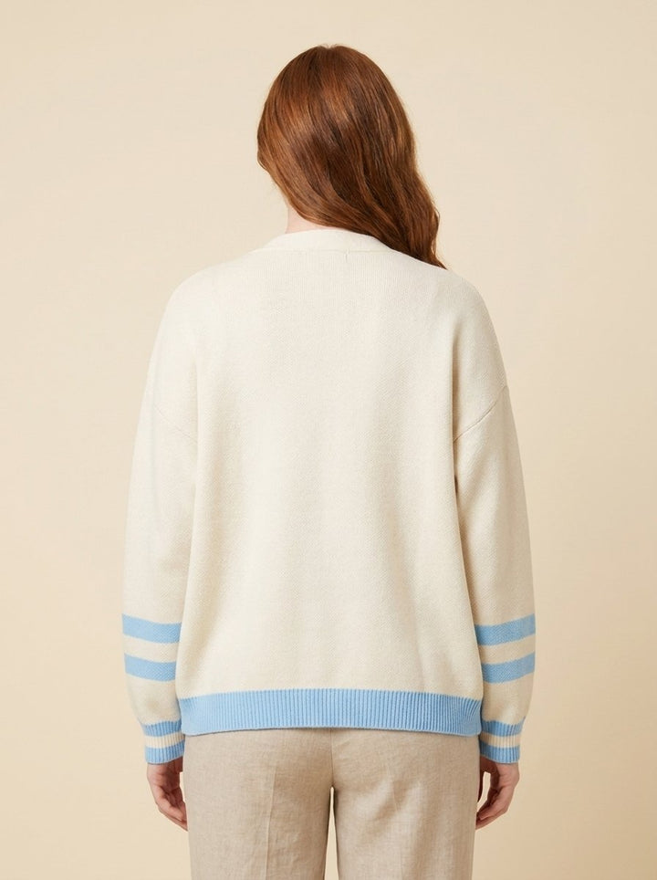 Crisp Cardigan back view