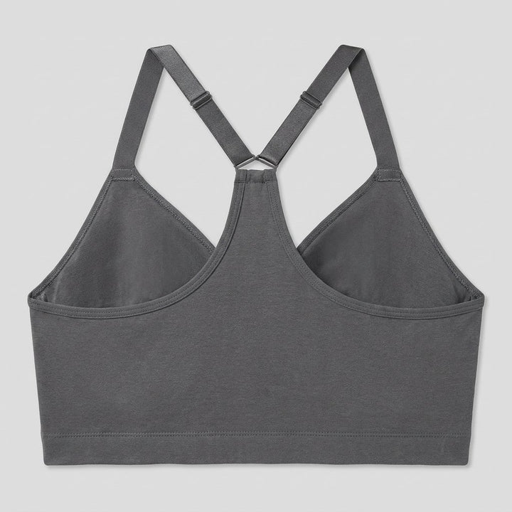 Dali Lace Bralette charcoal convertible racerback back