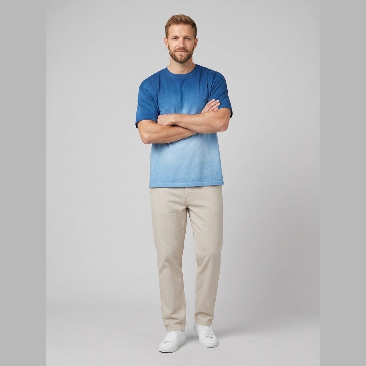 Danny gradient t-shirt blue