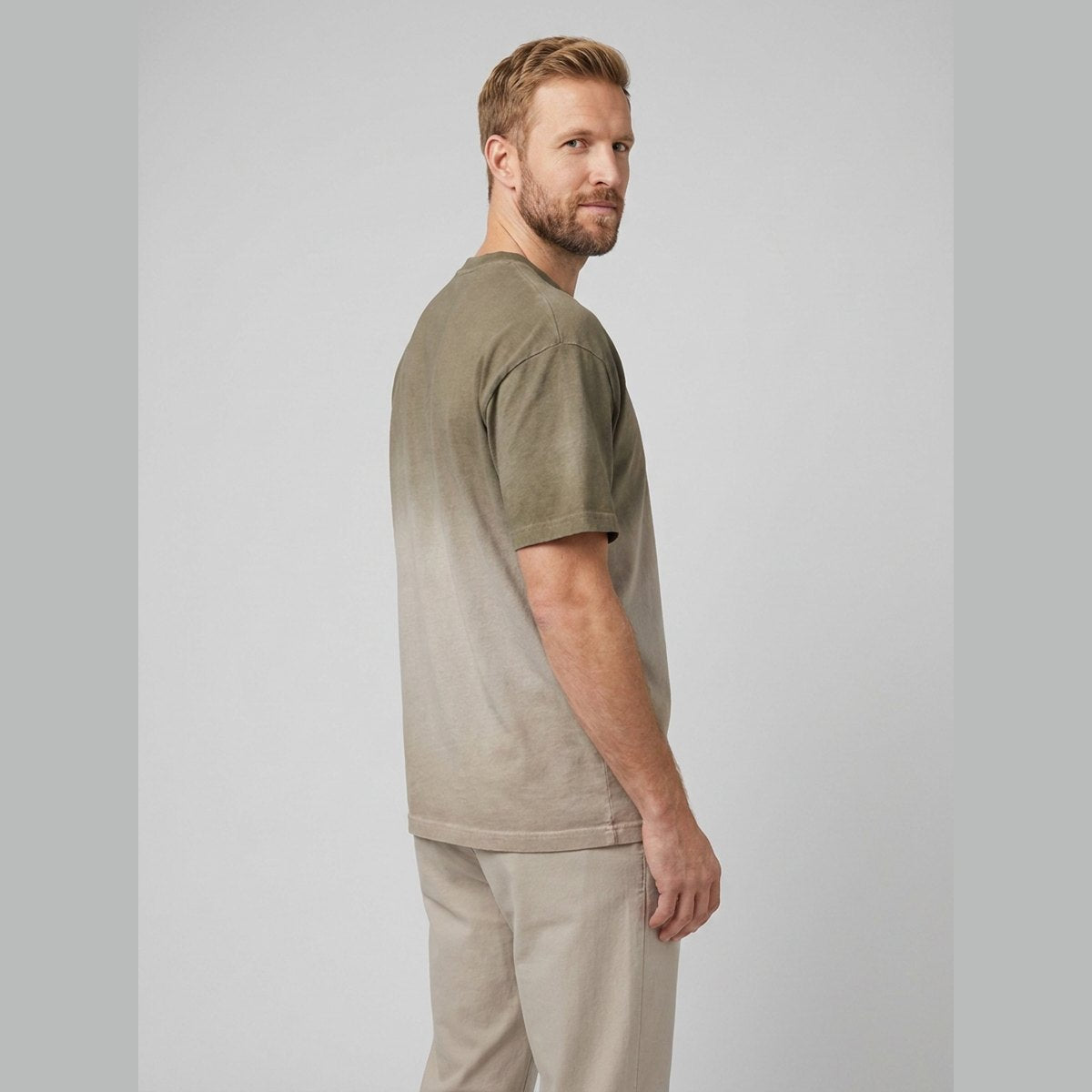 Danny gradient t-shirt khaki