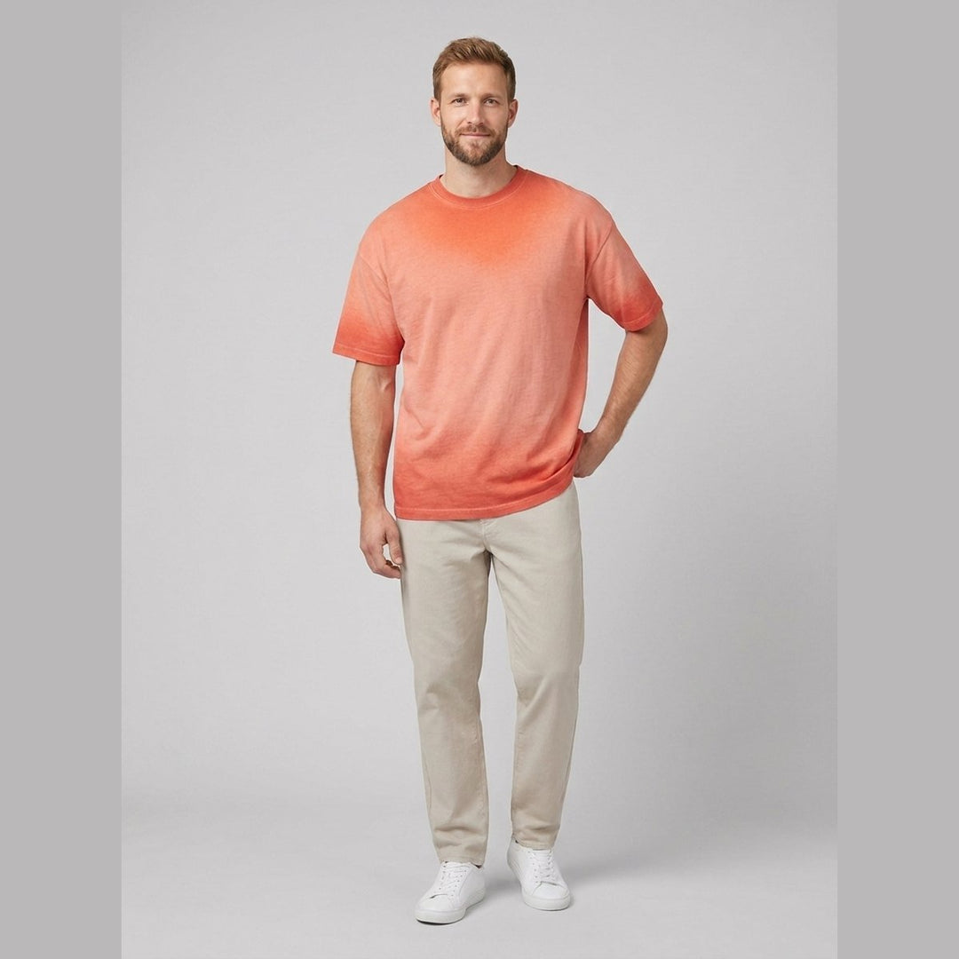 Danny gradient t-shirt orange