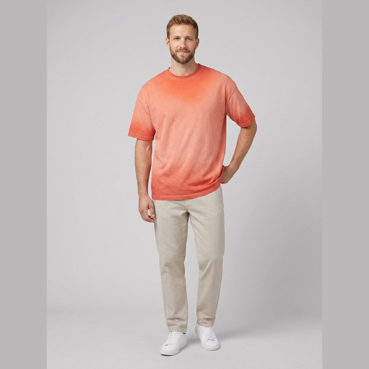 Danny gradient t-shirt orange