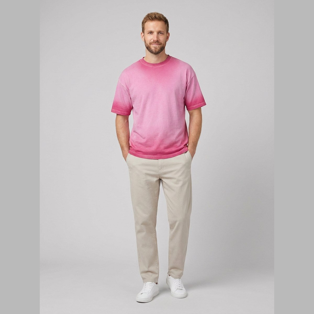 Danny gradient t-shirt pink