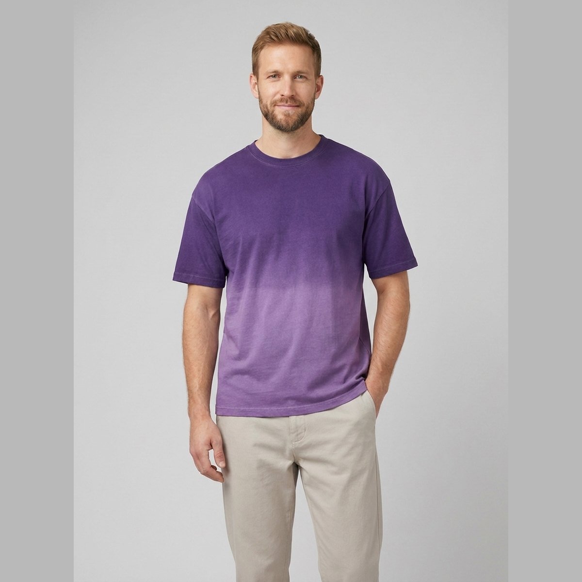 Danny gradient t-shirt purple