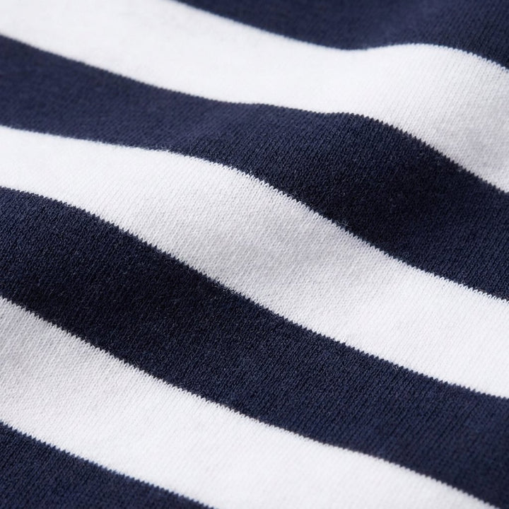 Dewey nautical stripe jersey fabric detail