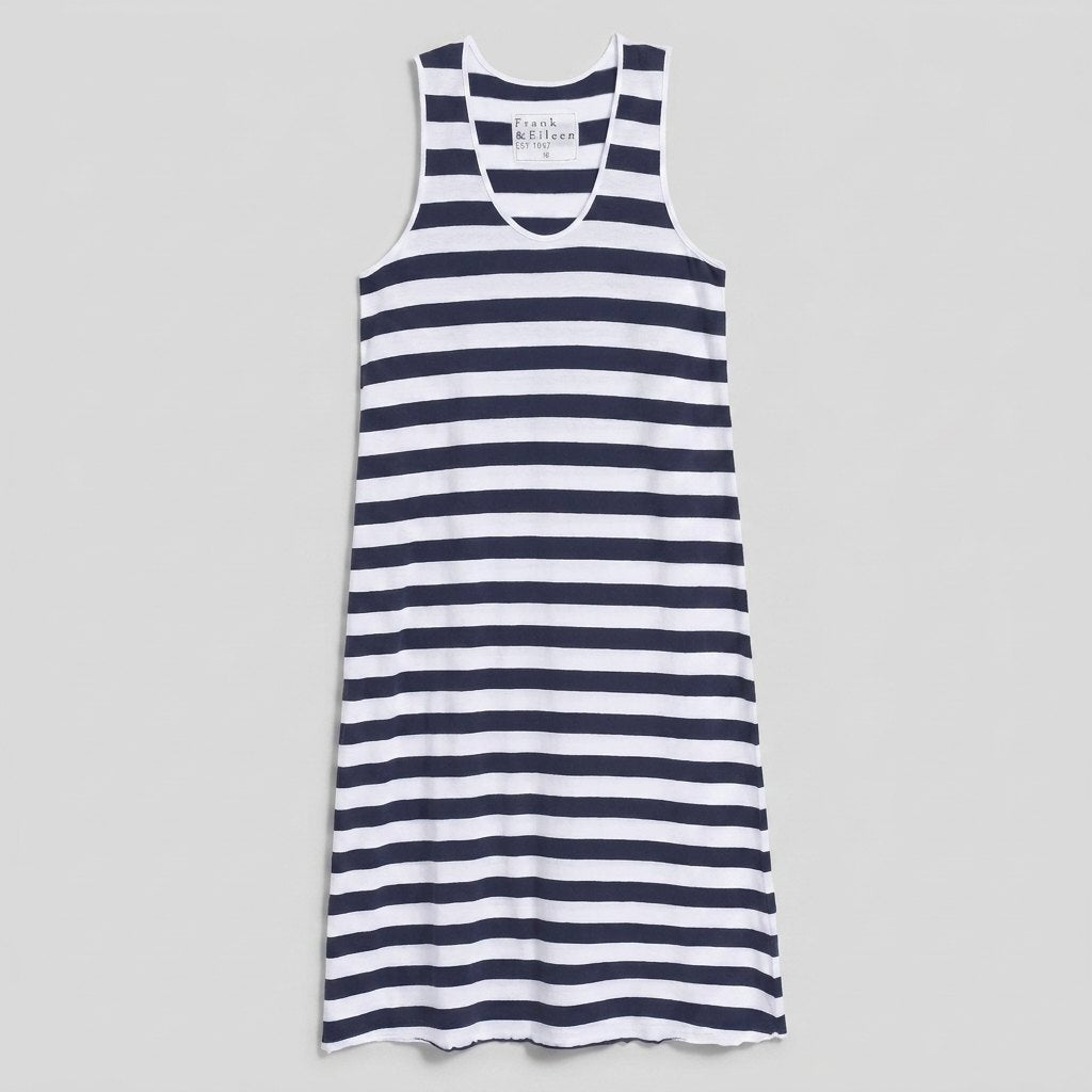 Dewey nautical stripe maxi dress product flat lay