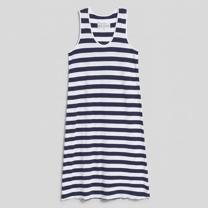 Dewey nautical stripe maxi dress product flat lay
