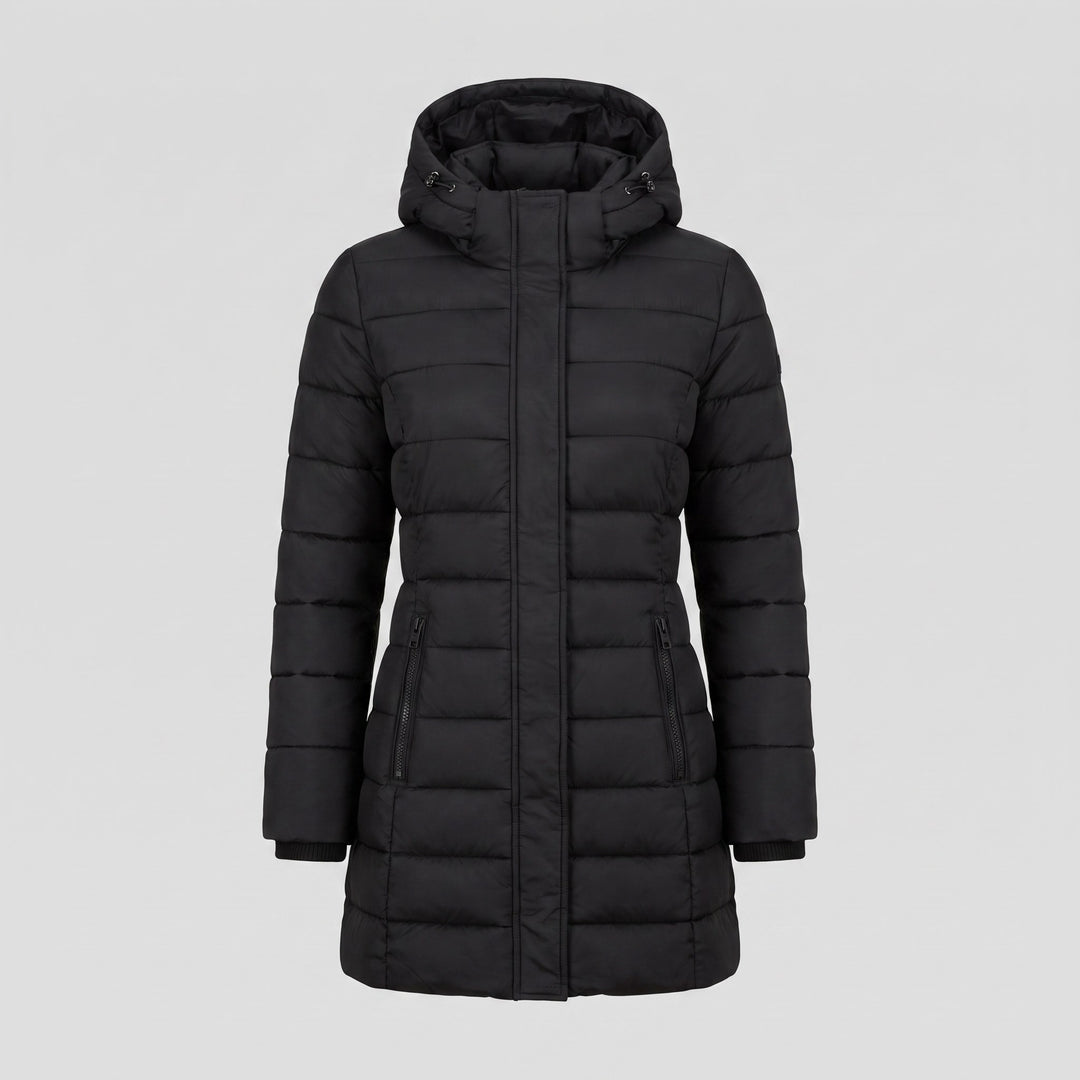 Elize lightweight puffer jacket product flat lay