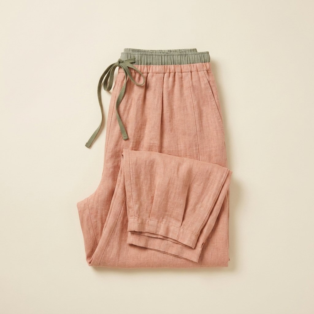 Ely linen pants flat lay