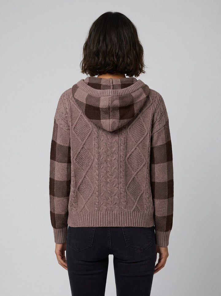 Elysia hooded sweater back view