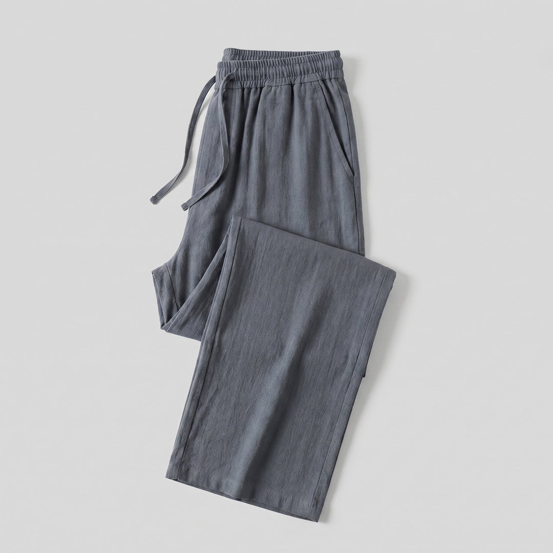 Elysian linen relaxed pants product flat lay