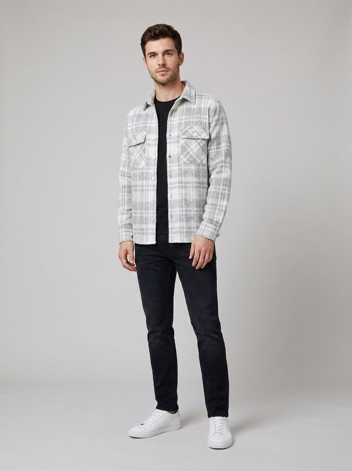 Elysian Winter Shirt - Gray check