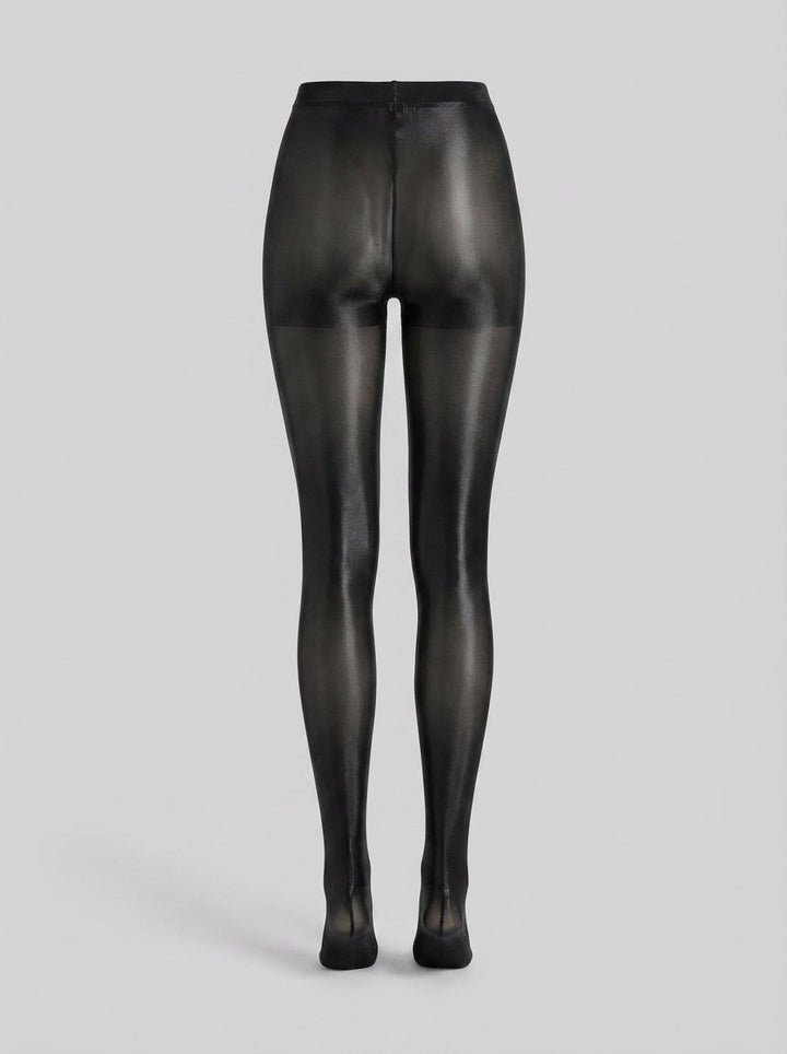 Esmee shiny tights black back