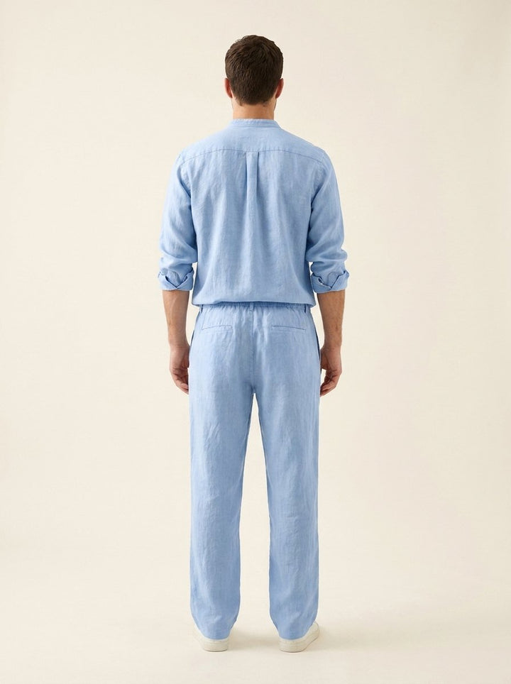Ethan linen set back view