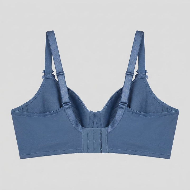 Felicity Full Cup Bra evening blue back flat-lay