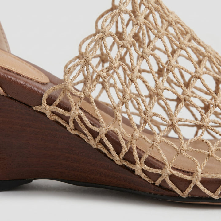 Fiona heels woven detail