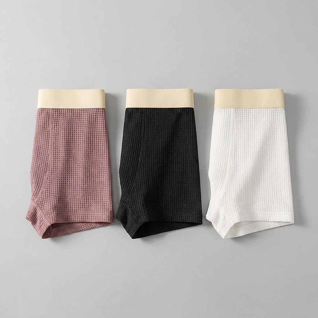 Fleek ice silk boxer briefs pink black white 3-pack