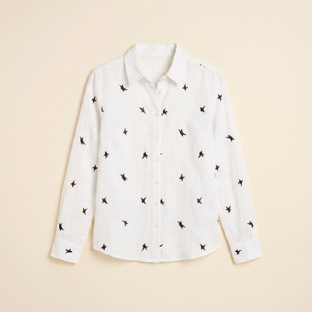 Flora blouse flat lay
