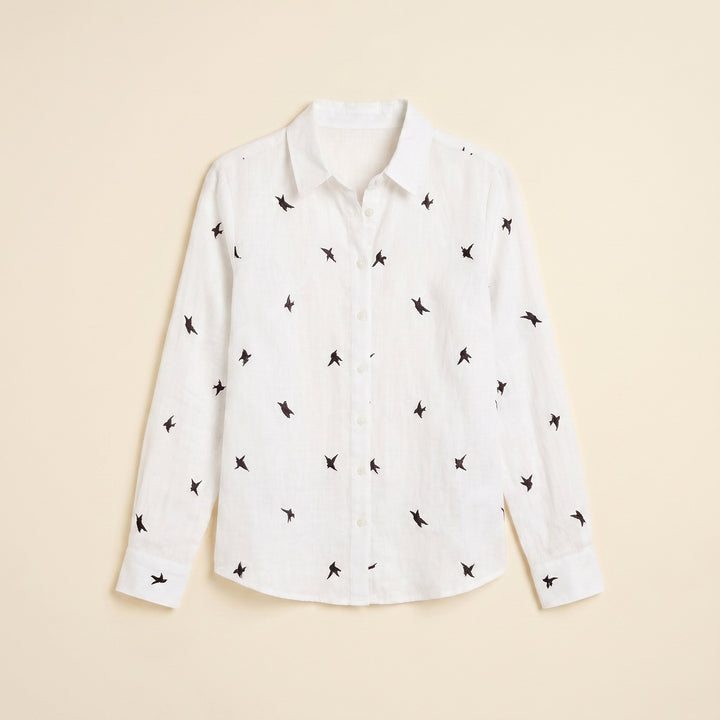 Flora blouse flat lay