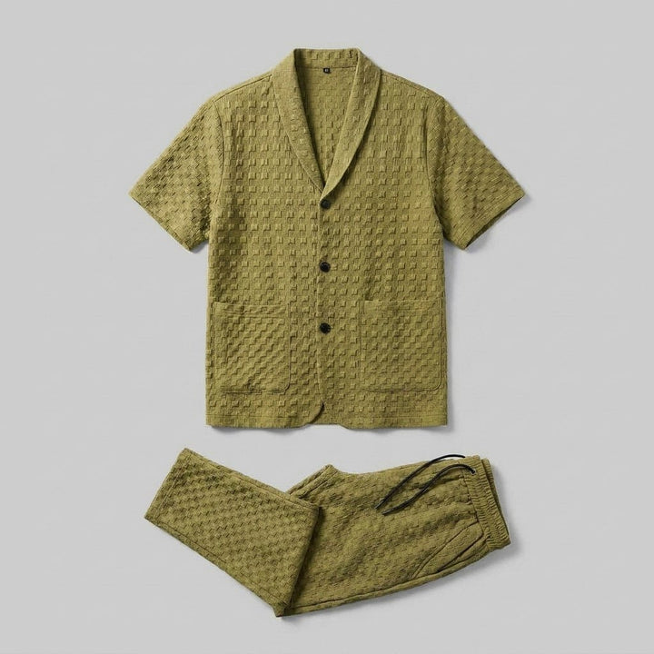 Gavin mens set product flat lay