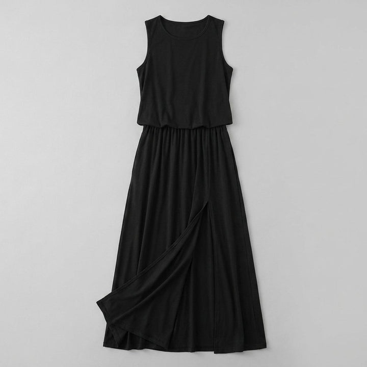 Giana summer maxi dress product flat lay