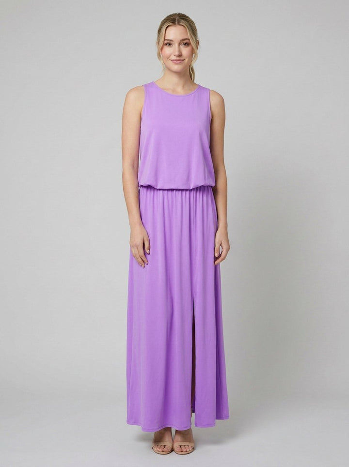 Giana summer maxi dress purple