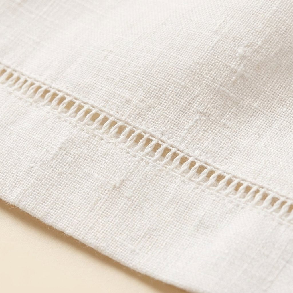 Gillian linen trousers fabric close-up