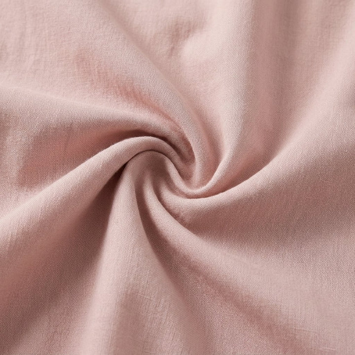 Giselle maxi dress cotton blend fabric close up