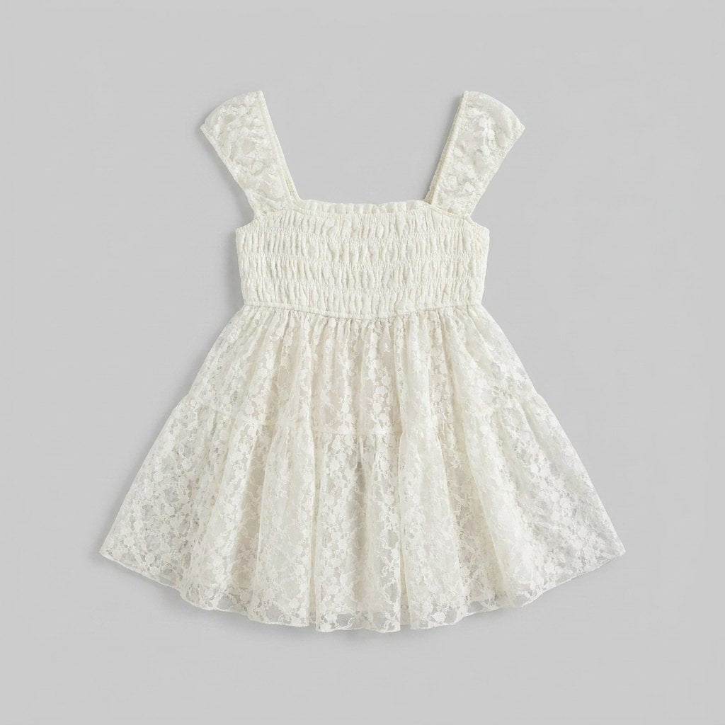 Hadley cutout lace top product flat-lay