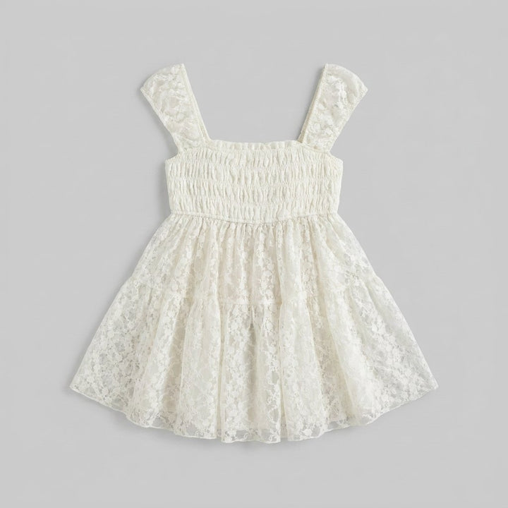 Hadley cutout lace top product flat-lay