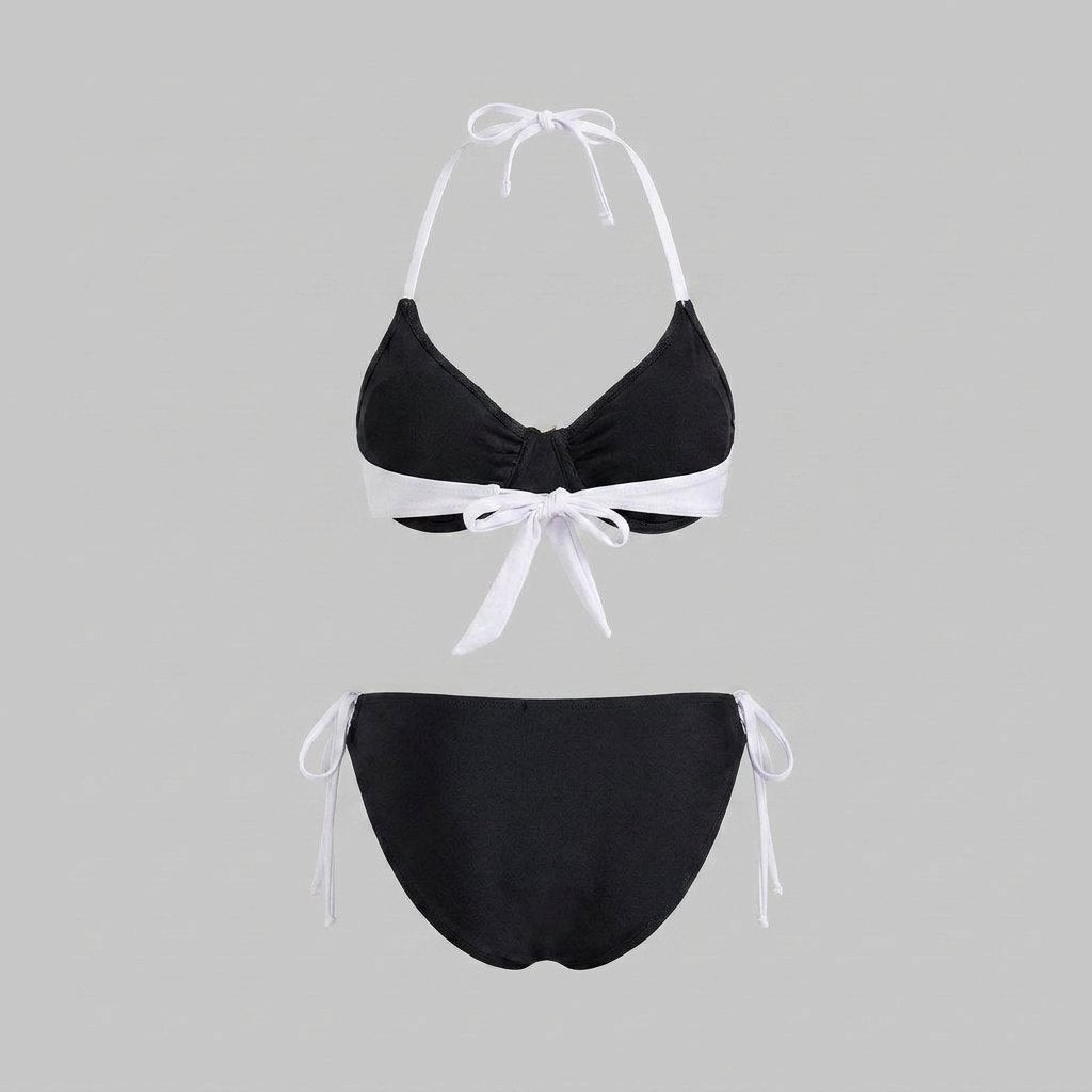 Haven bikini set back view flat-lay