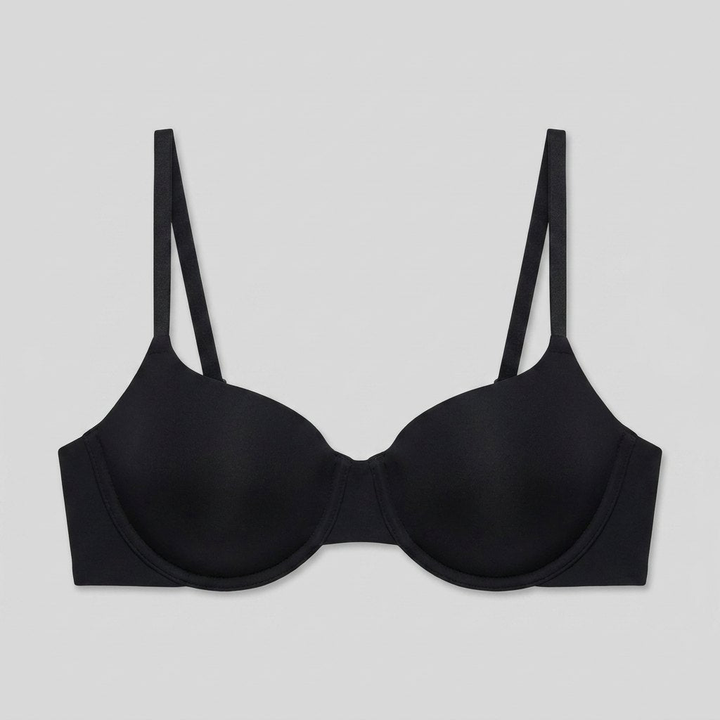 Honora balconette bra black front
