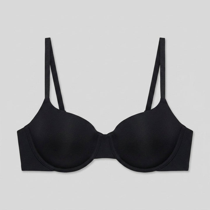 Honora balconette bra black front