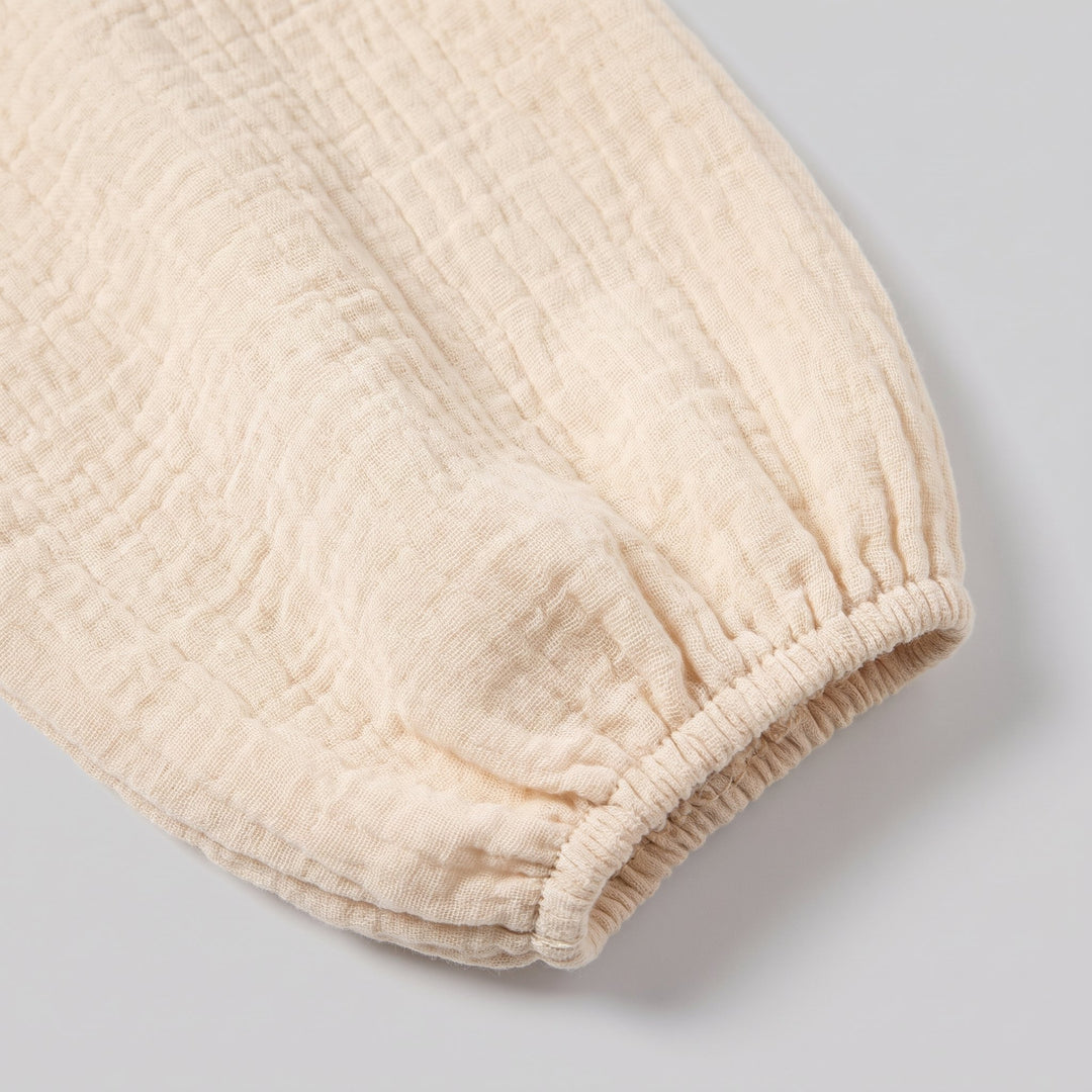Isla Coastal Set - muslin fabric detail