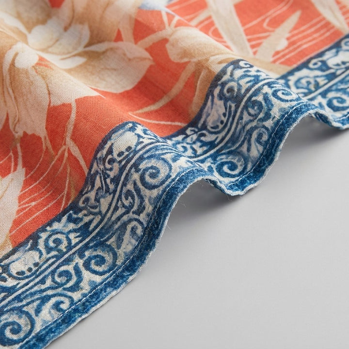 Ivy Beach Kimono fabric detail