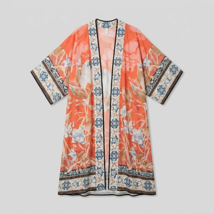 Ivy Beach Kimono product flat lay