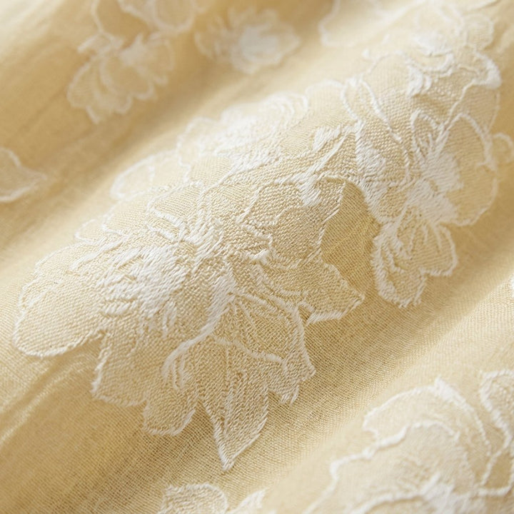 Ivy Maxi Dress jacquard fabric detail