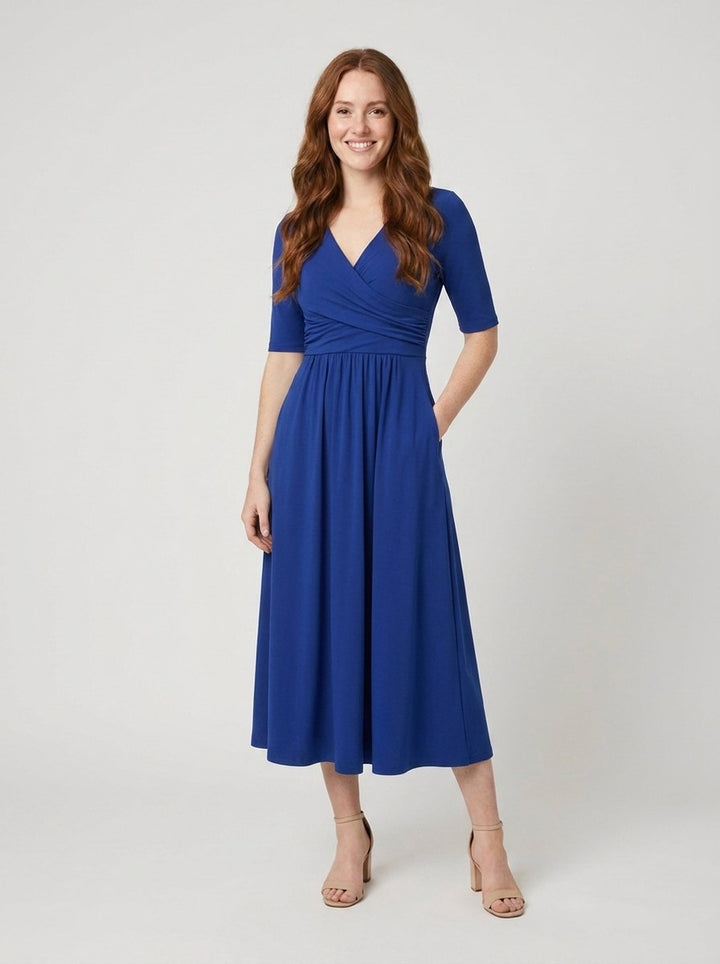 Jasmine Midi Dress blue