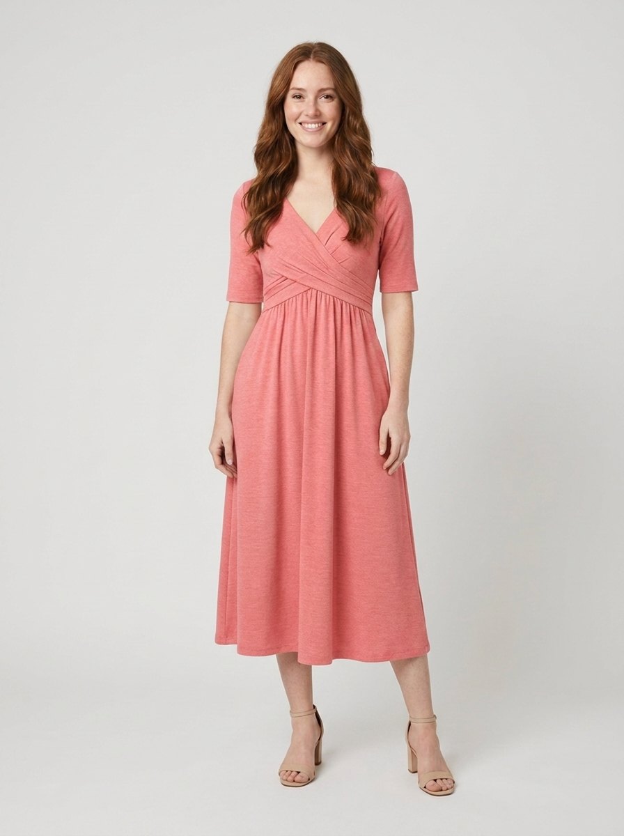 Jasmine Midi Dress pink