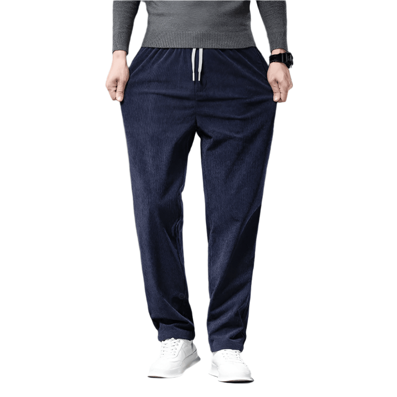 Jasper corduroy pants for men, relaxed leg, front view, product image 1