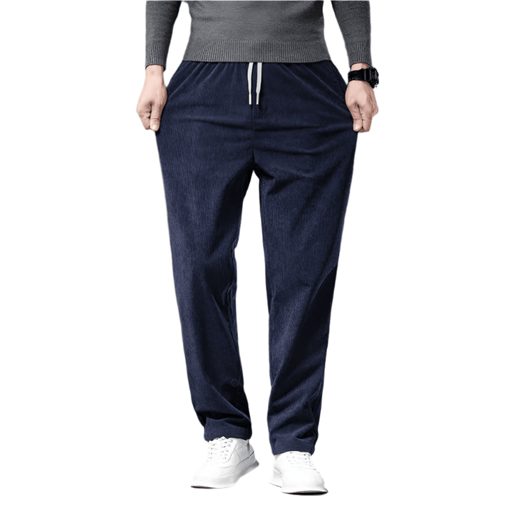 Jasper corduroy pants for men, relaxed leg, front view, product image 1