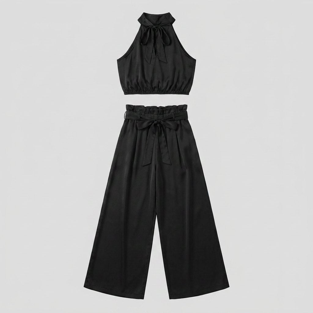 Kara women's satin set back view