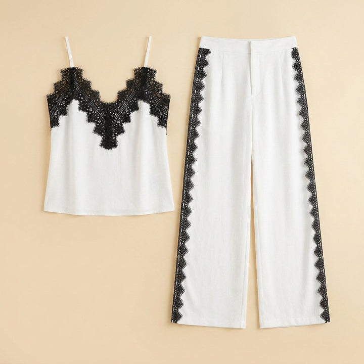 Lana Tencel loungewear set flat-lay