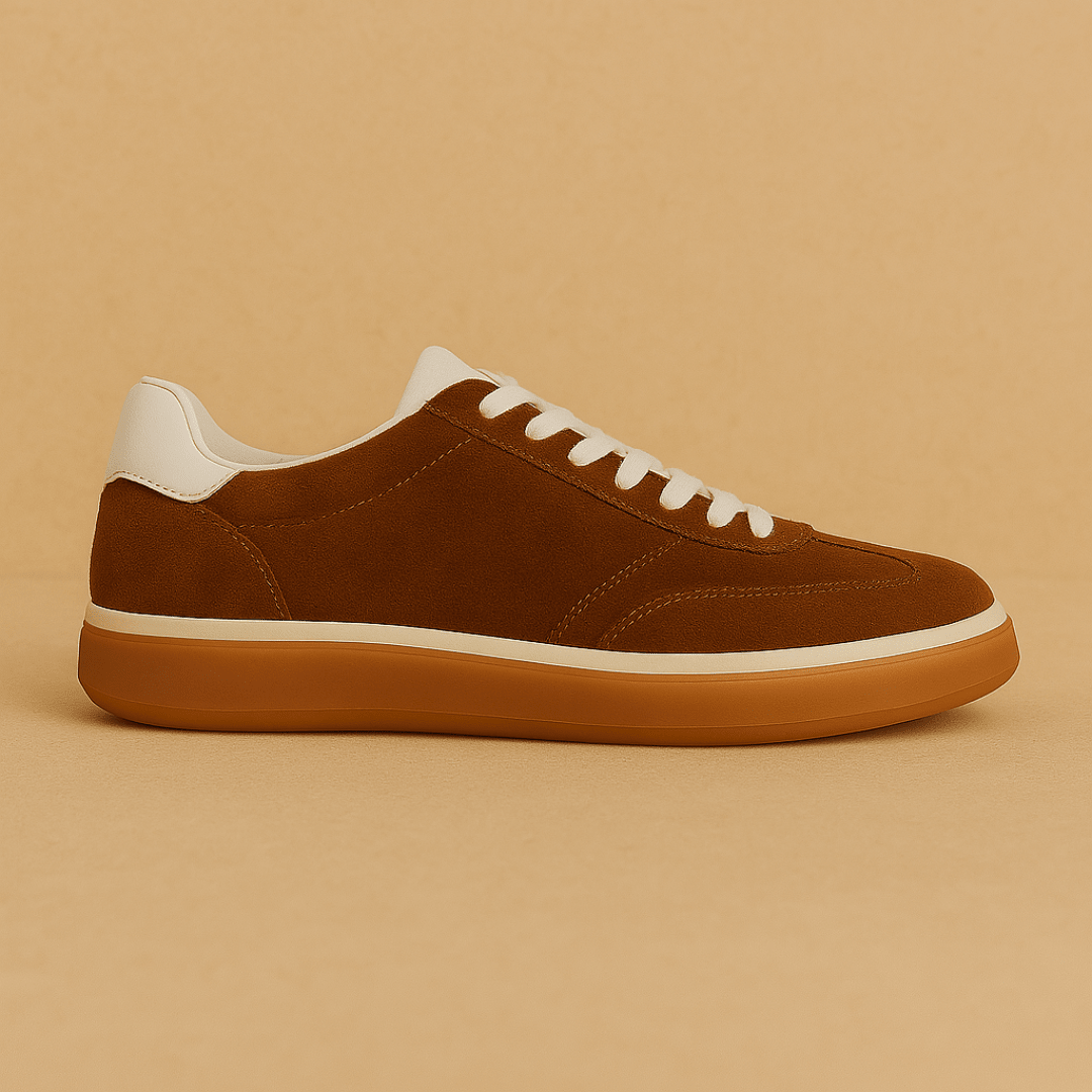 Lenox suede-touch sneakers for men, view of the rubber outsole