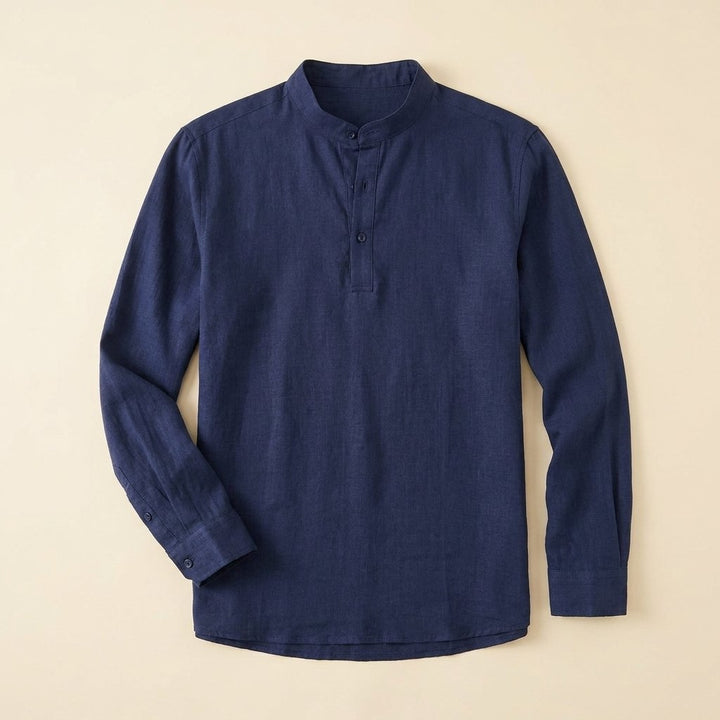 Leon Linen Shirt product flat-lay