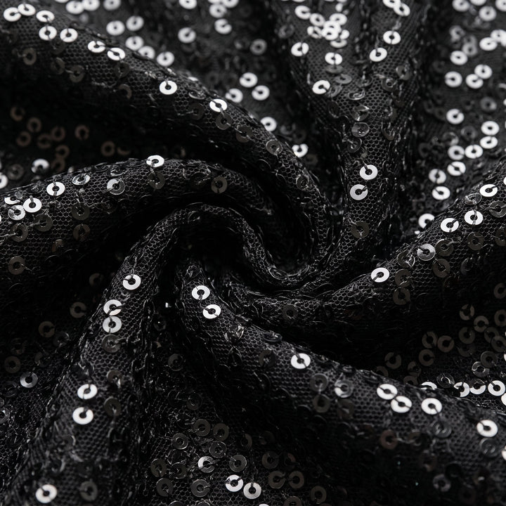 Lilian sequin jumpsuit - sequin fabric close-up