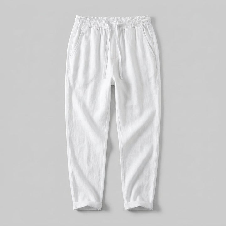 Lina linen pants flat lay